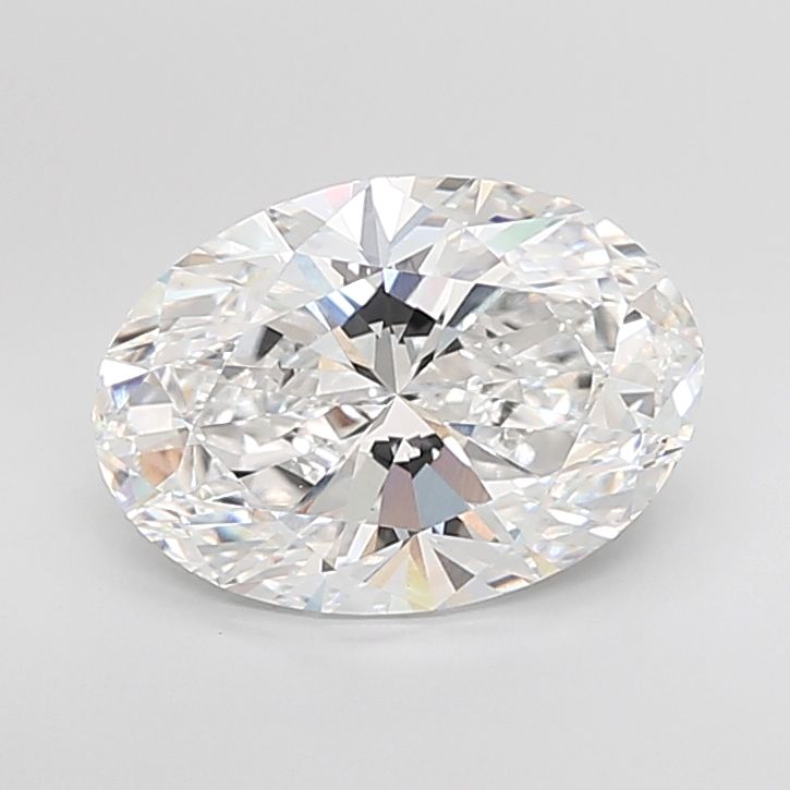 6.06 ct. oval Lab Grown Diamond front image