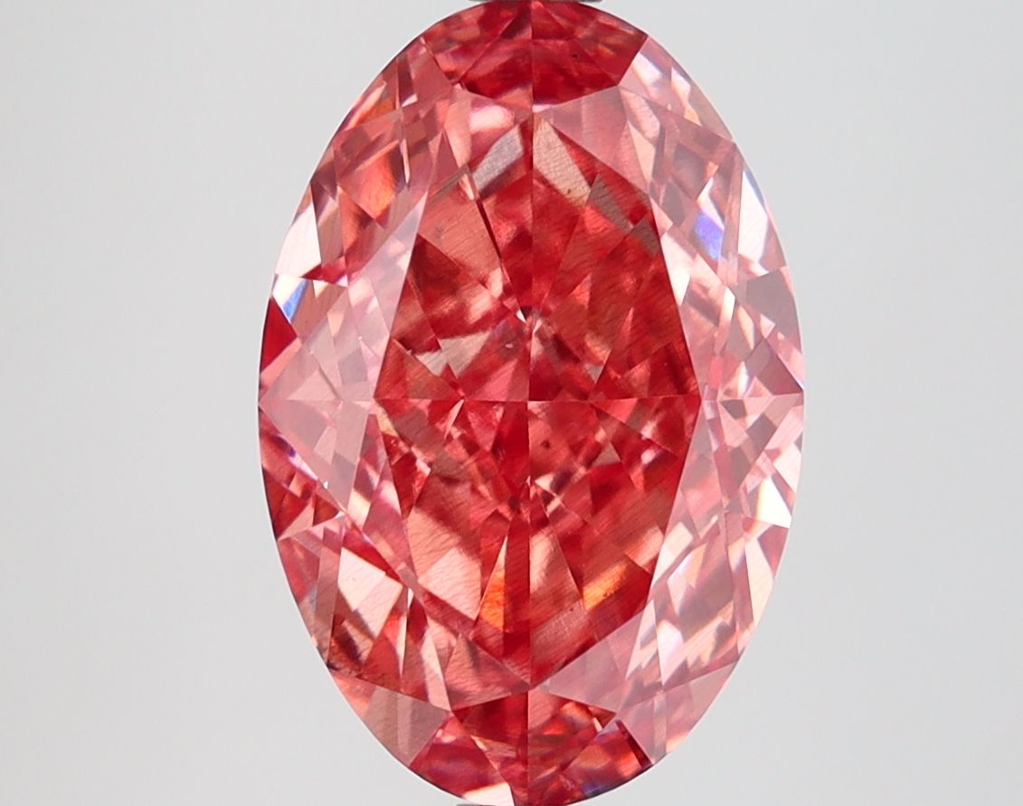 4.23 ct. oval Lab Grown Diamond front image