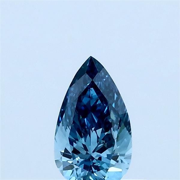 0.31 CT Fancy Vivid Blue PEAR