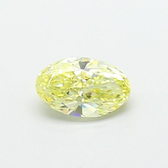 0.58 CT Fancy Yellow OVAL