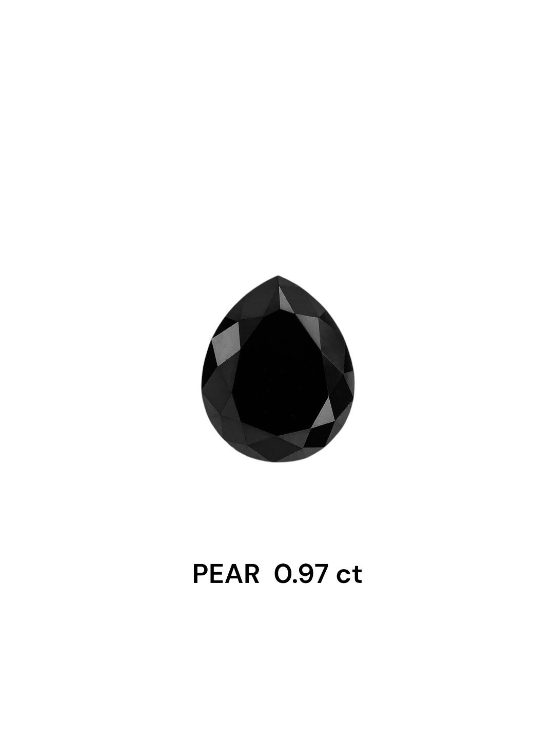 Diament 0.97 ct Fancy Black/VVS2