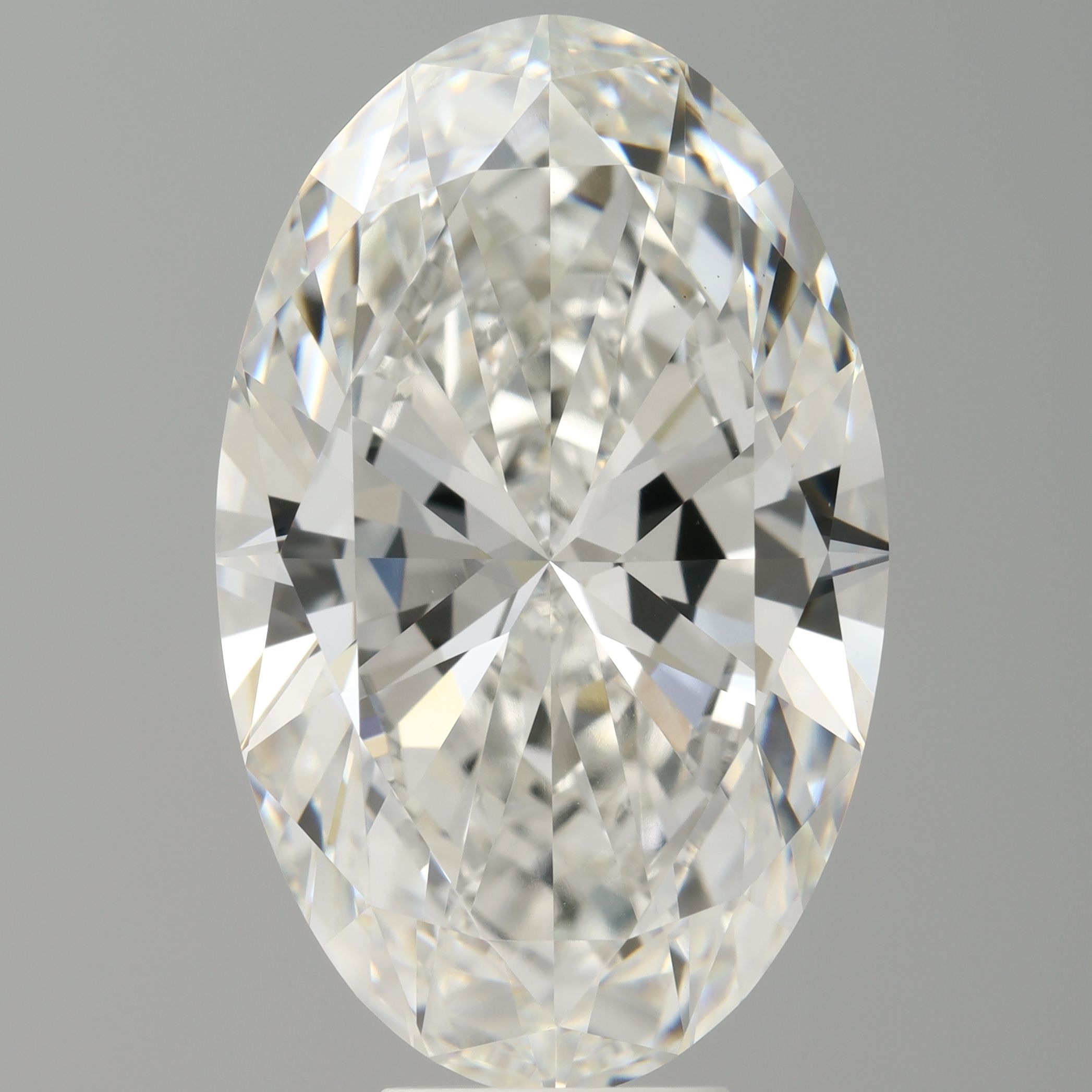 9.10 ct. oval Lab Grown Diamond front image