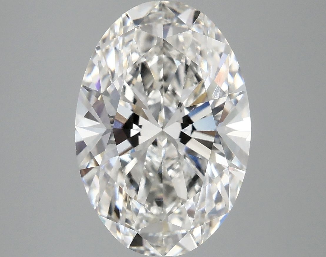 3.95 ct. oval Lab Grown Diamond front image