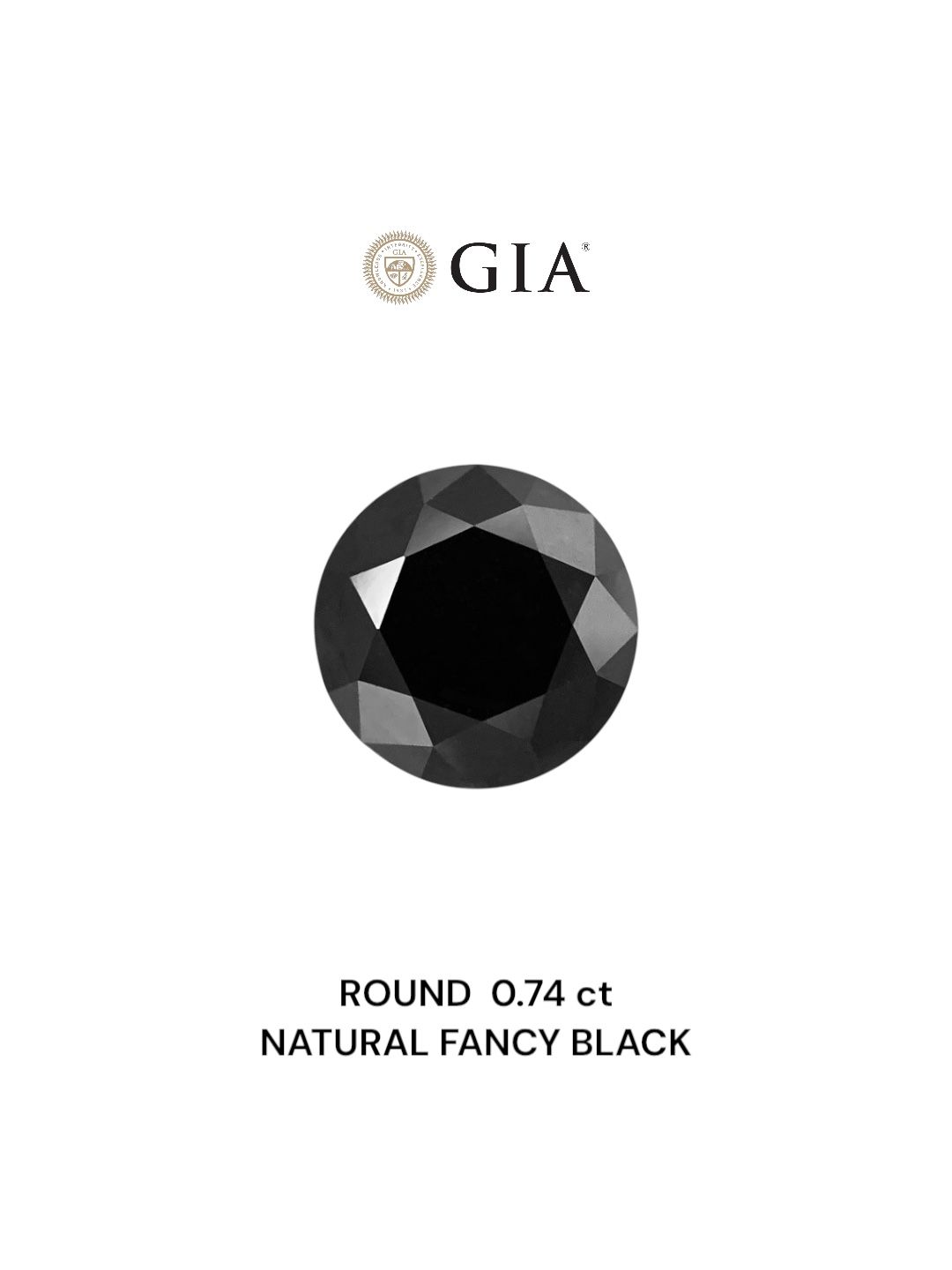 0.74 ct Round diamond