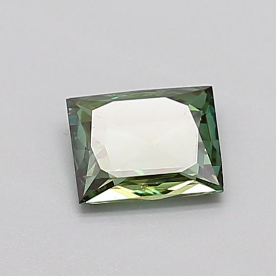 0.33 CT Fancy Vivid Green CUSHION MODIFIED