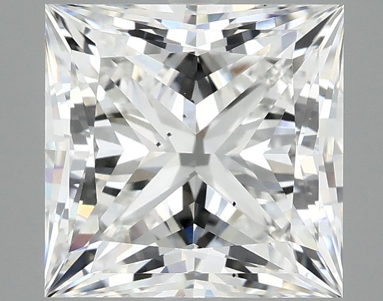 3.99 ct. princess Lab Grown Diamond front image