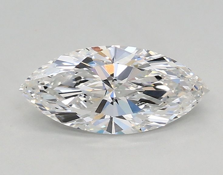 0.53 Carati E VVS2 Marquise Laboratorio Diamante