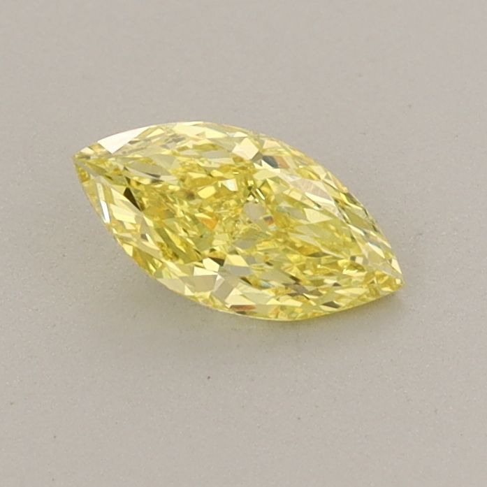 0.35 CT Fancy Vivid Yellow MARQUISE