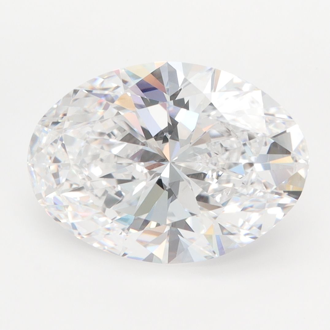 4.10 ct. oval Lab Grown Diamond front image