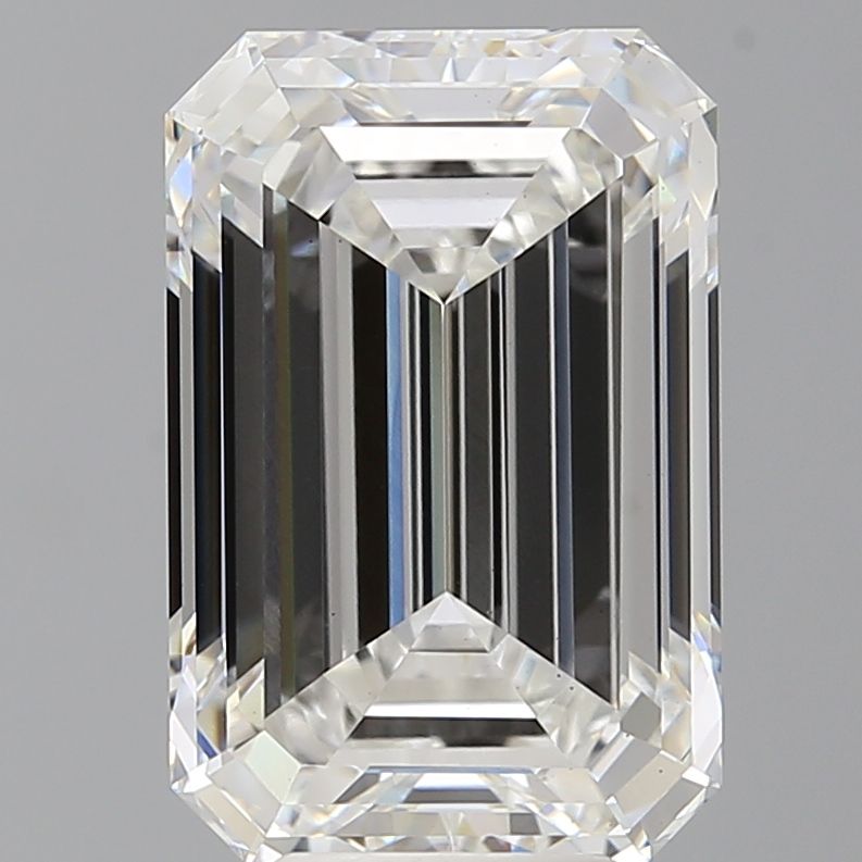 7.01 ct. emerald Lab Grown Diamond front image