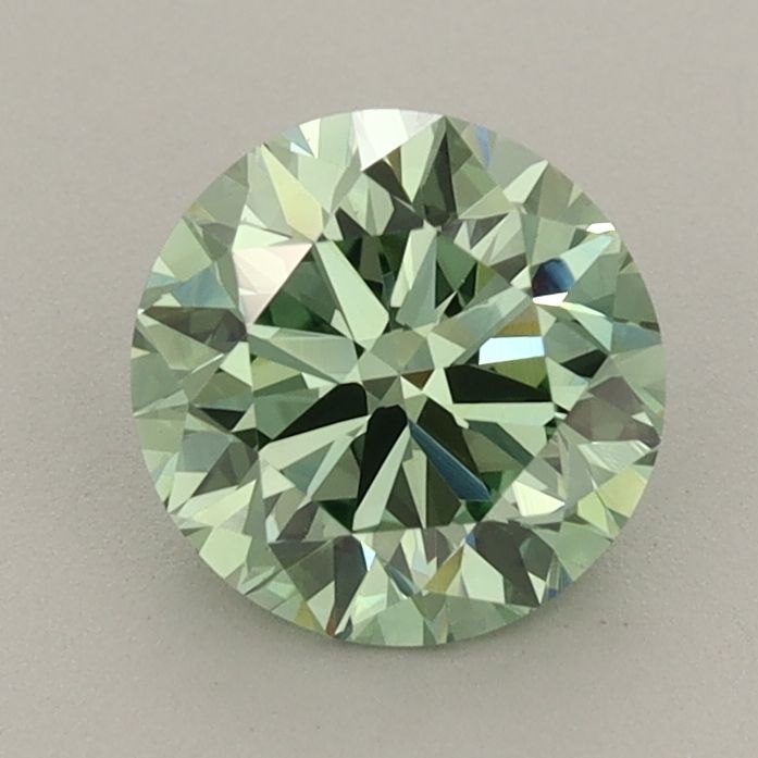 1.25 CT Fancy Vivid Green ROUND