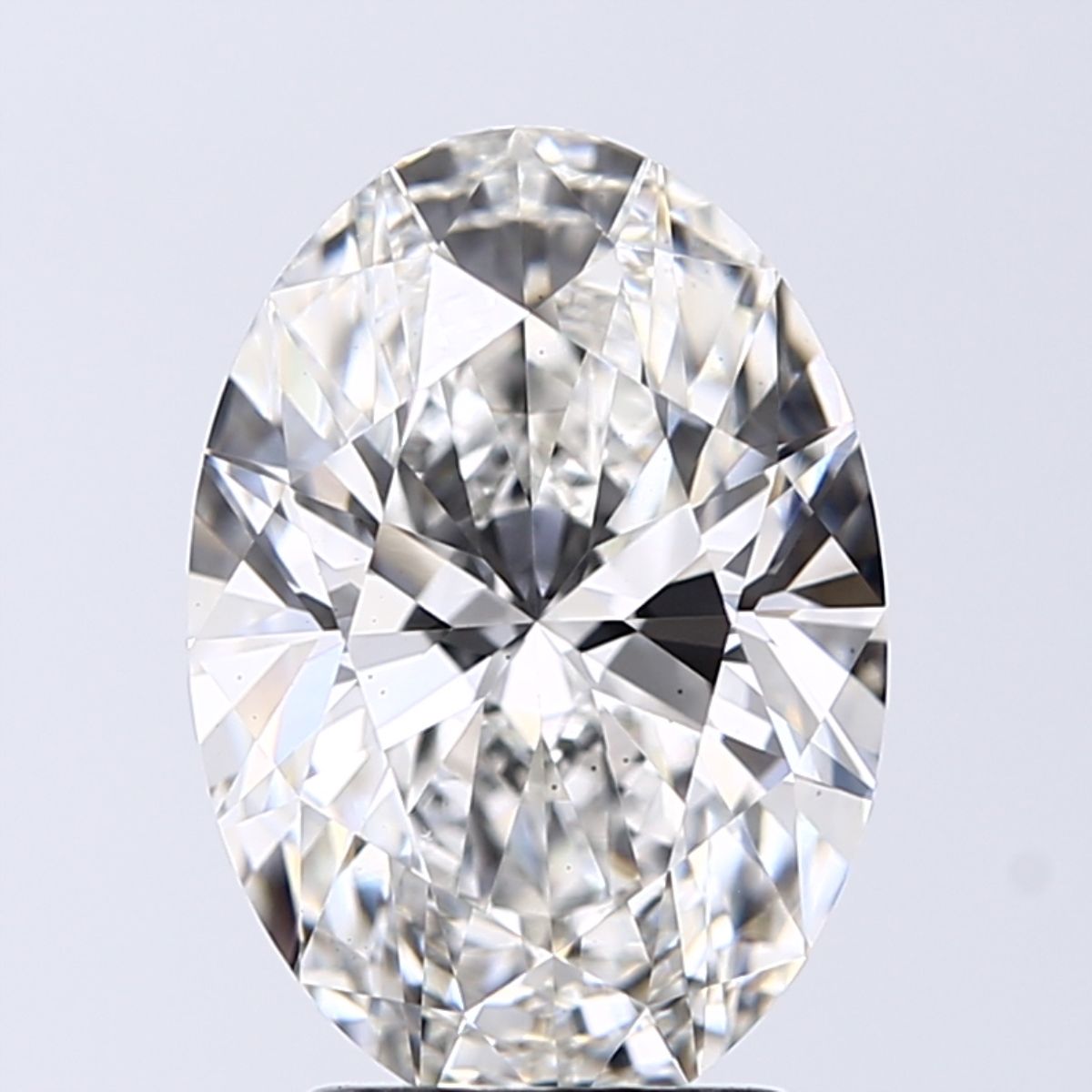2.71 ct. oval Lab Grown Diamond front image