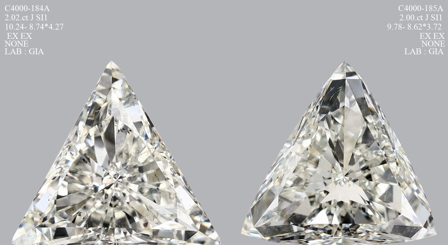 2 ct Triangular Diamond