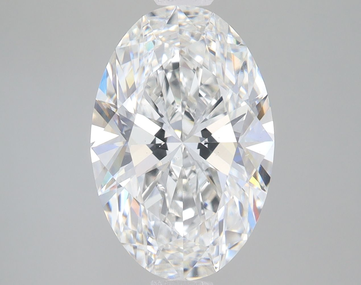 4.08 ct. oval Lab Grown Diamond front image