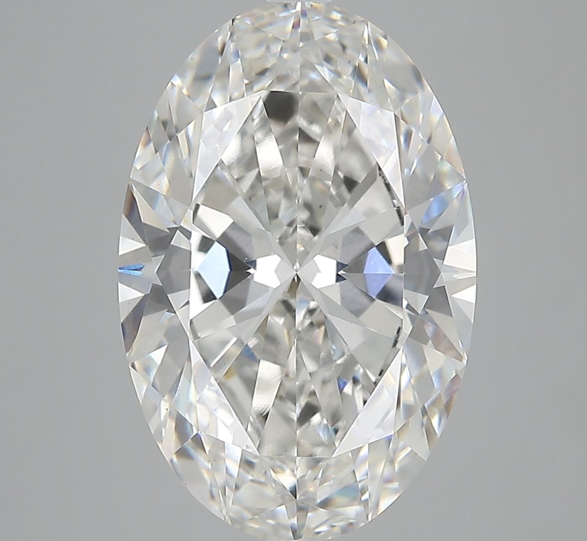 6.12 ct. oval Lab Grown Diamond front image