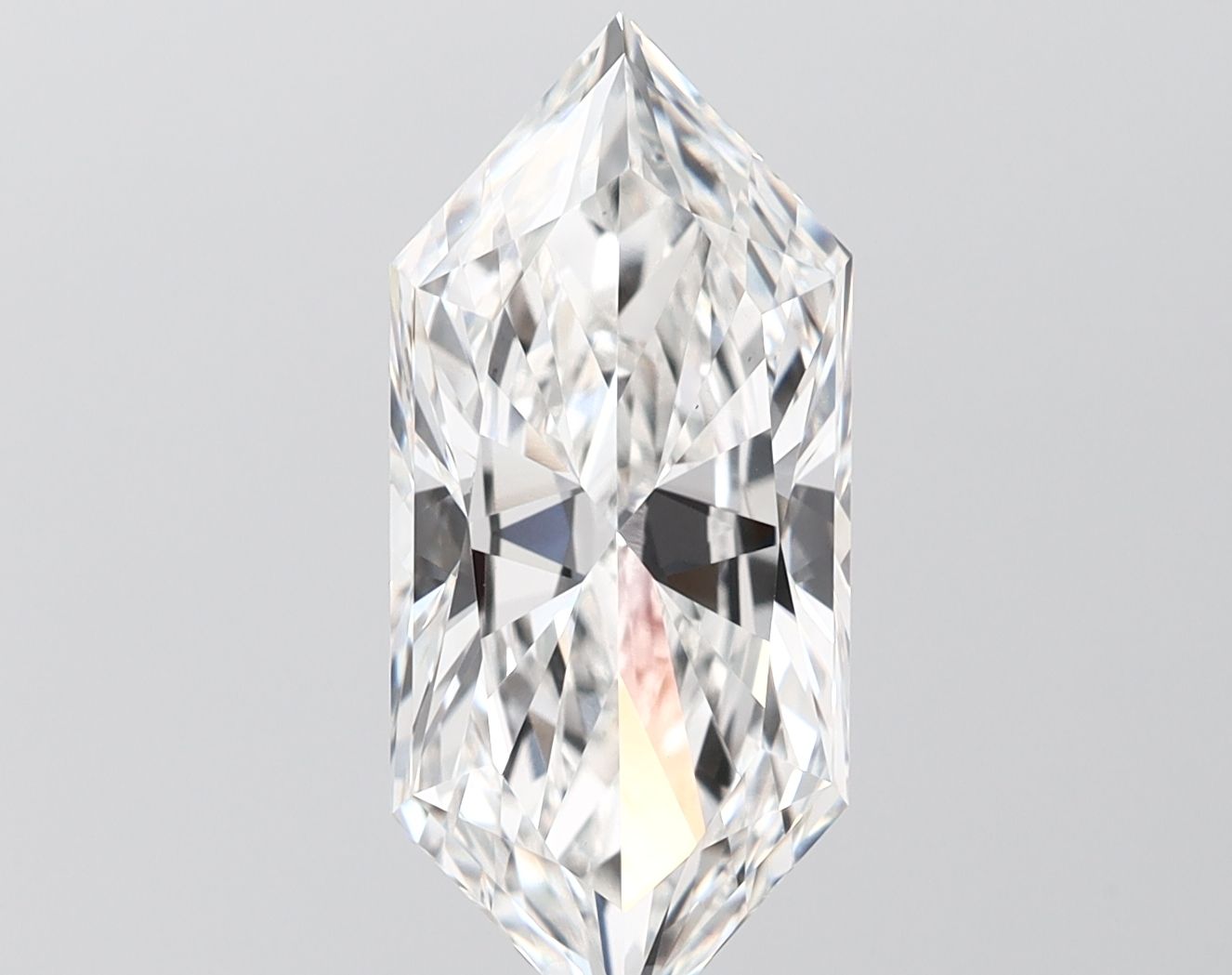 4.06 ct lab-grown Hexagonal Diamond