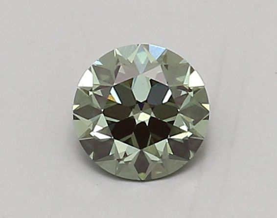 0.63 CT Fancy Vivid Green OLD EUROPEAN CUT
