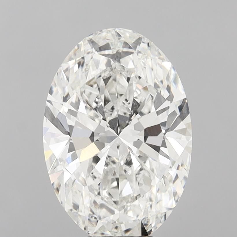 7.04 ct. oval Lab Grown Diamond front image