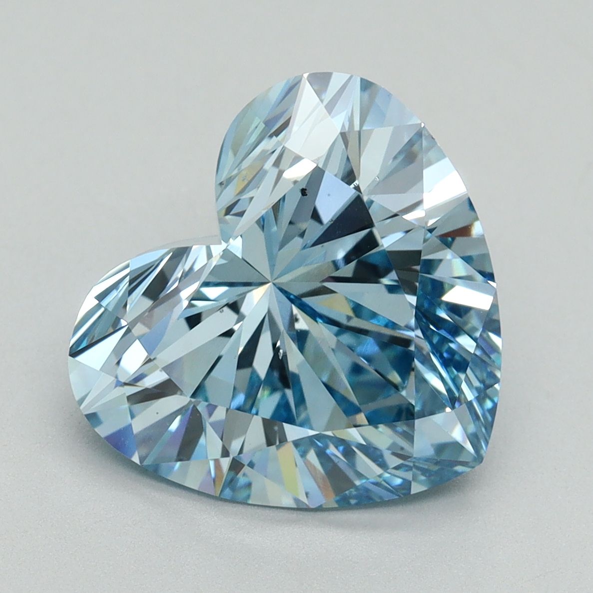 5.22 ct. heart Lab Grown Diamond front image