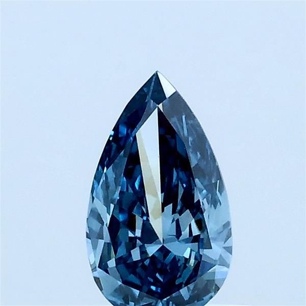 0.37 CT Fancy Vivid Blue PEAR