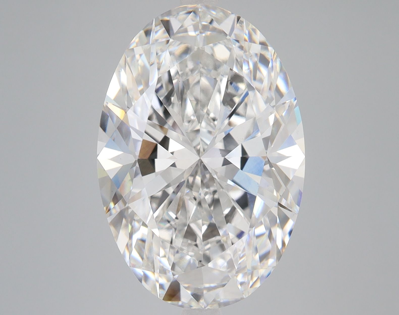 8.27 ct. oval Lab Grown Diamond front image