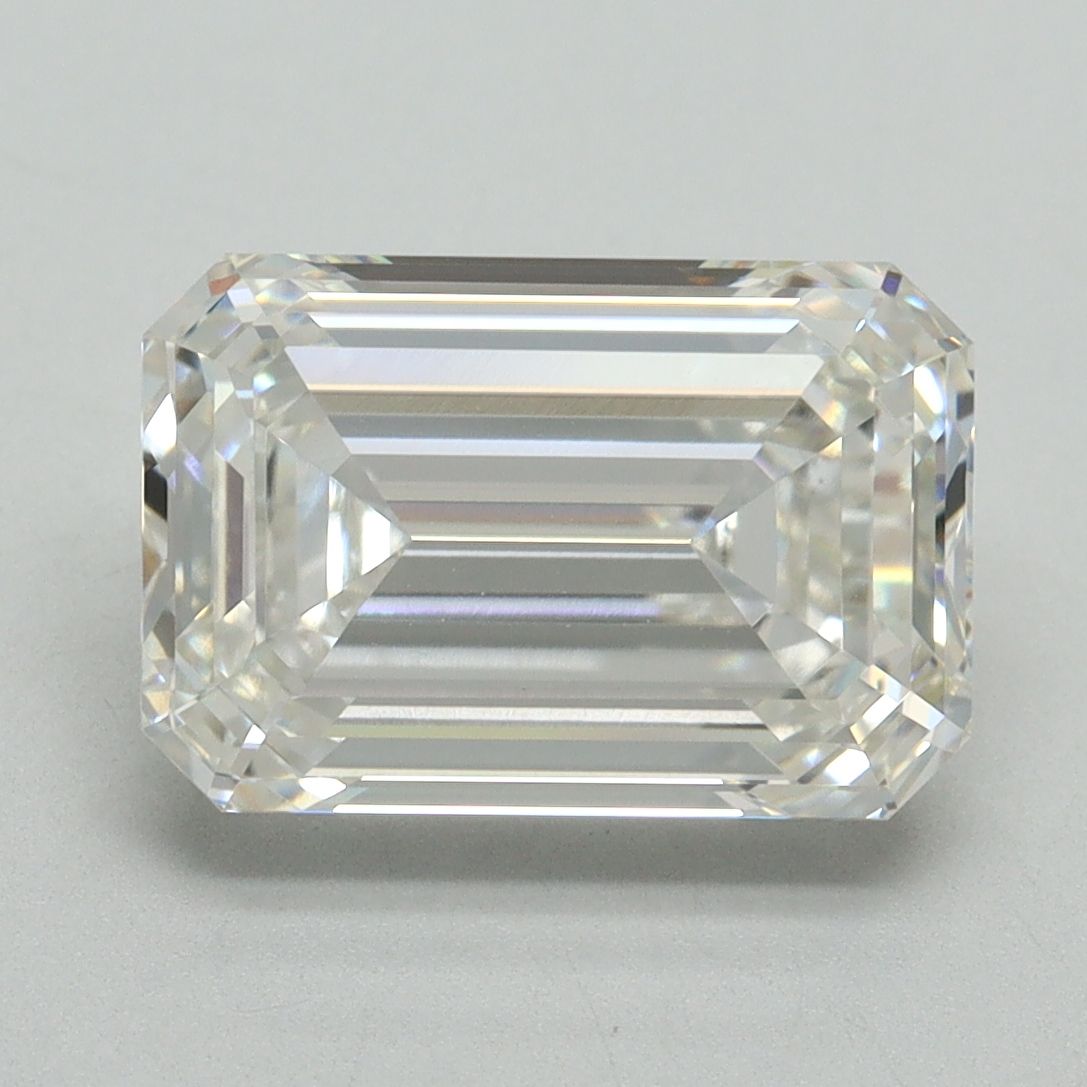 4.24 ct. emerald Lab Grown Diamond front image