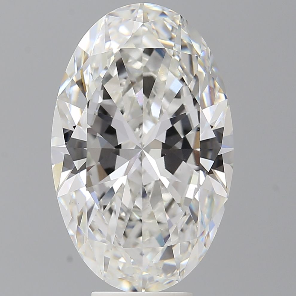 7.53 ct. oval Lab Grown Diamond front image