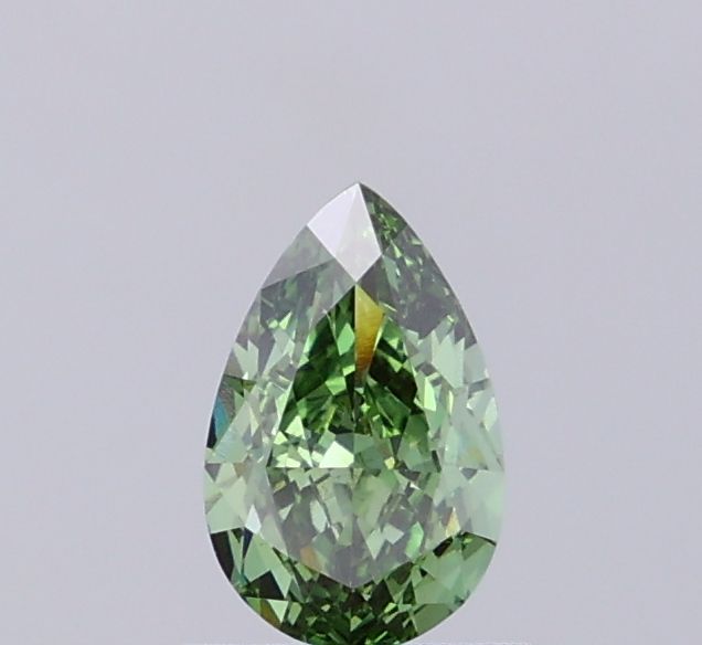 1.02 CT Fancy Vivid Green PEAR