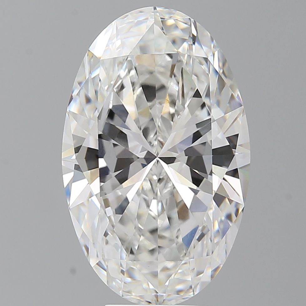 7.09 ct. oval Lab Grown Diamond front image
