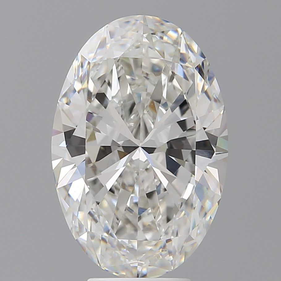 6.09 ct. oval Lab Grown Diamond front image