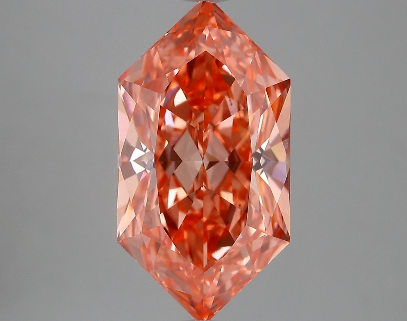 5.11 ct lab-grown Hexagonal Diamond