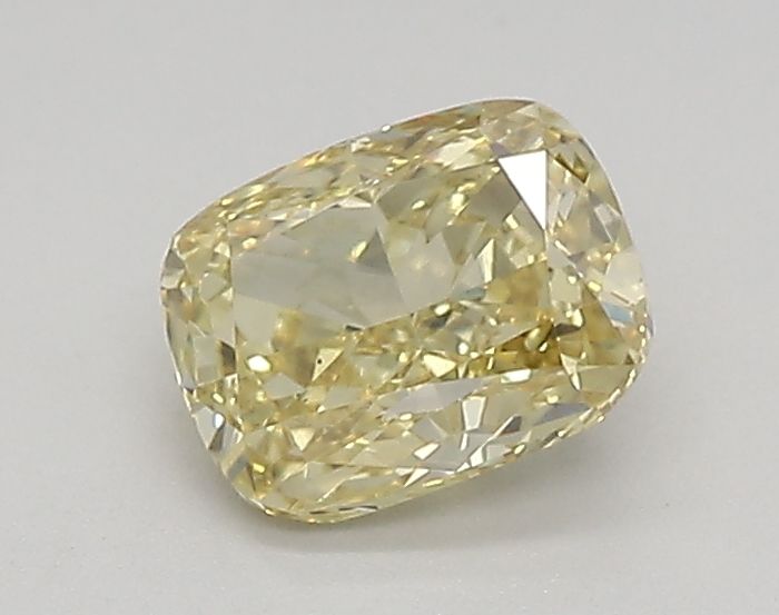 0.75 CT Fancy Intense Yellow CUSHION MODIFIED