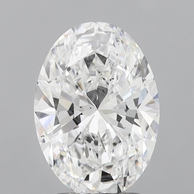 2.72 ct. oval Lab Grown Diamond front image