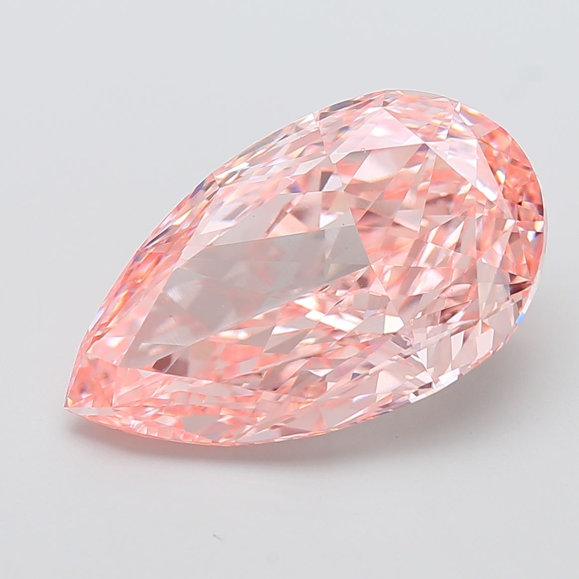 15.26 ct. pear Lab Grown Diamond front image