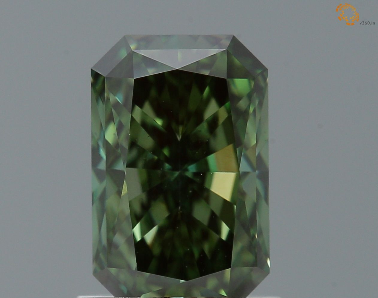 1.0 CT Fancy Vivid Green RADIANT