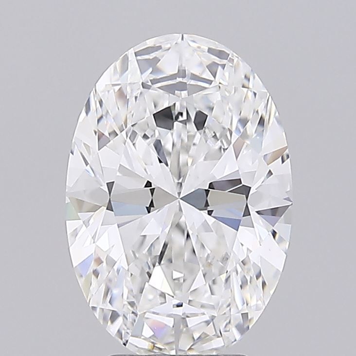 4.20 ct. oval Lab Grown Diamond front image