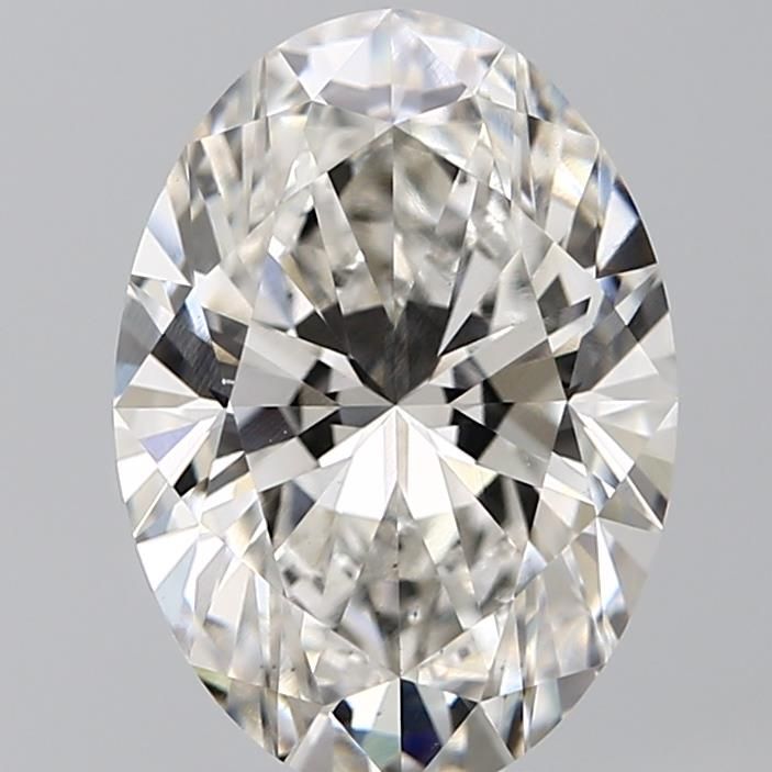 4.10 ct. oval Lab Grown Diamond front image