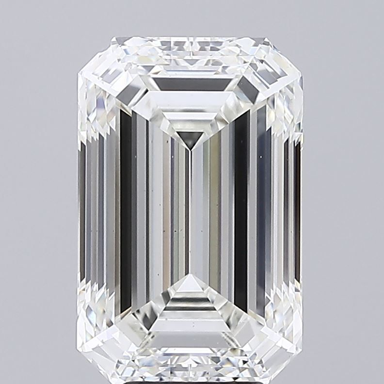 6.77 ct. emerald Lab Grown Diamond front image