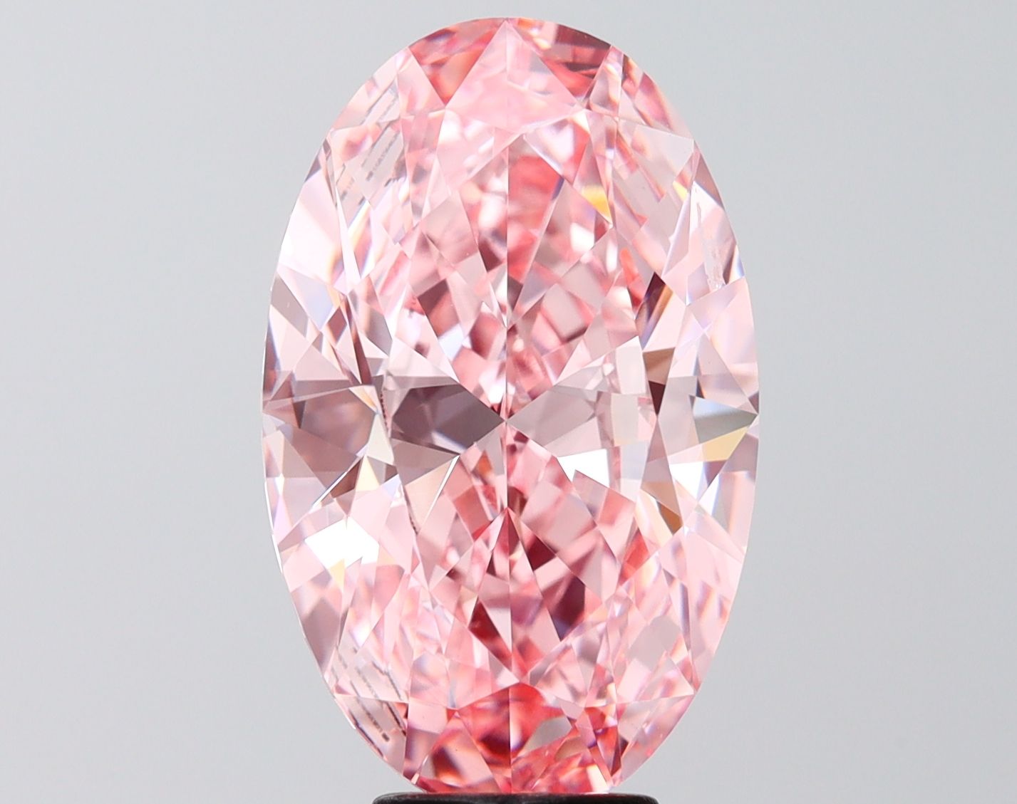 7.02 ct. oval Lab Grown Diamond front image