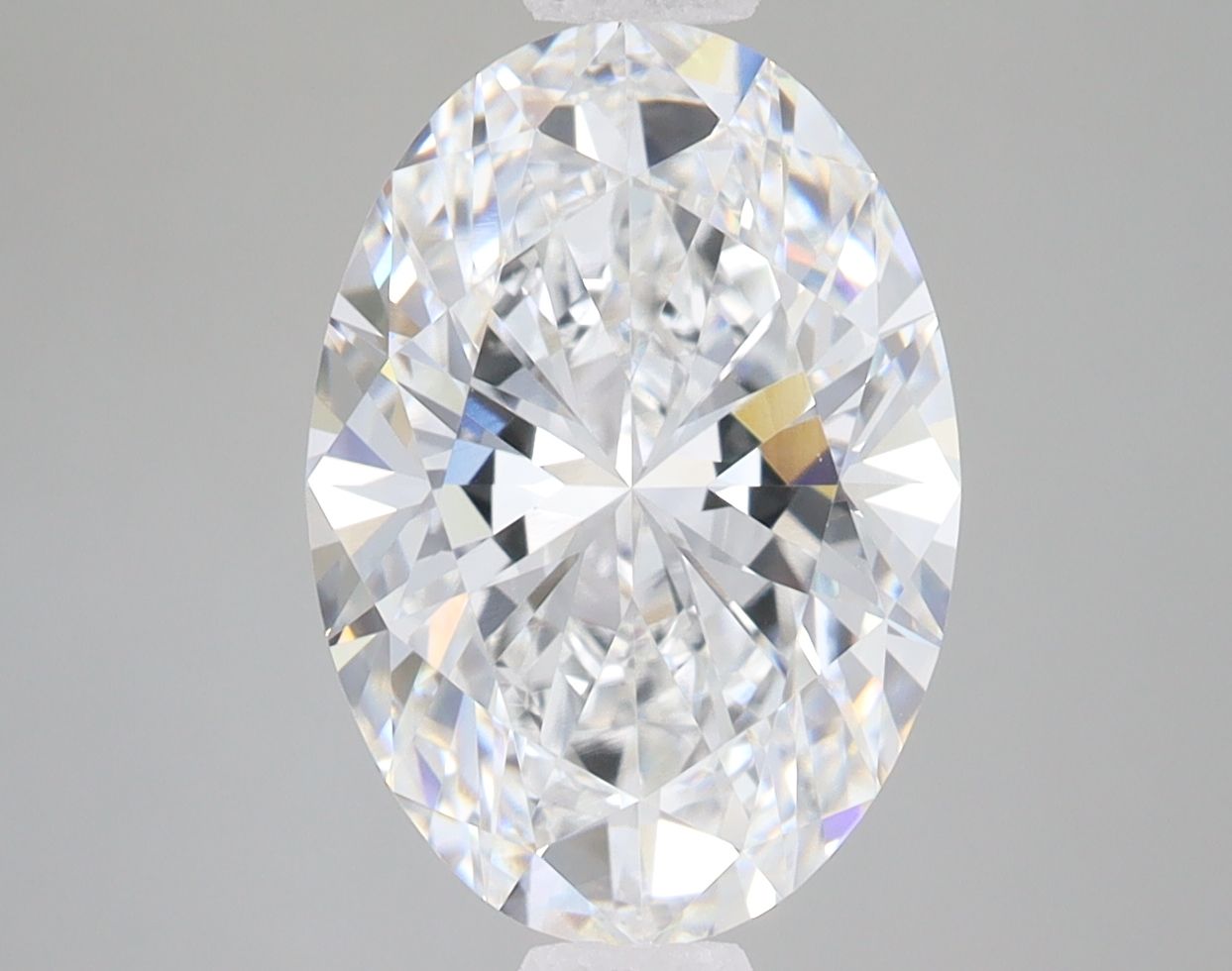 4.20 ct. oval Lab Grown Diamond front image