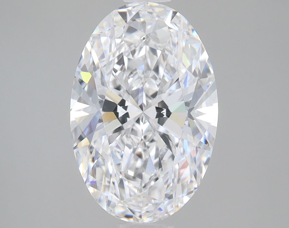 3.05 ct. oval Lab Grown Diamond front image