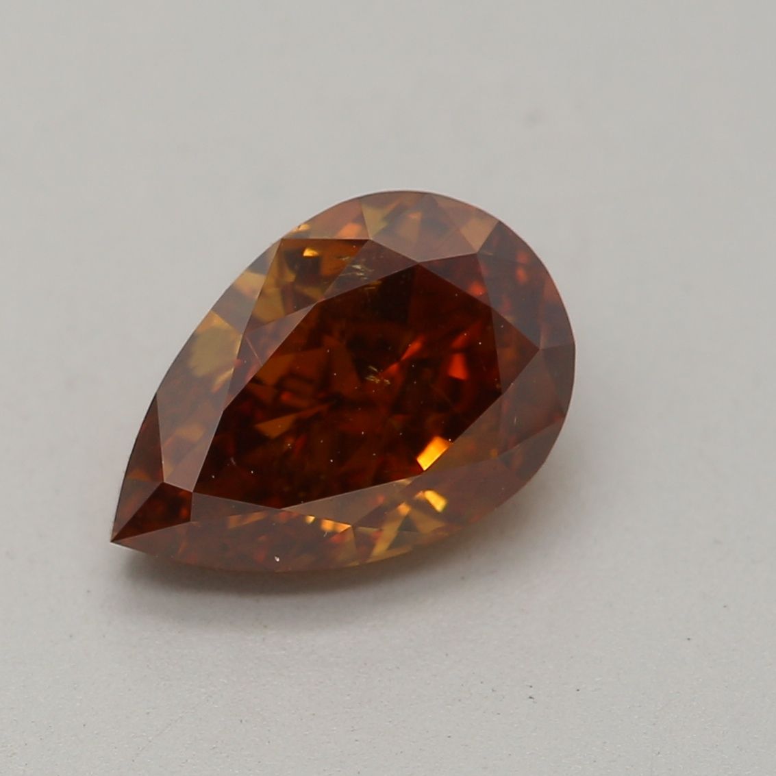Diament 1.0 ct Fancy Deep Brown Orange/I1