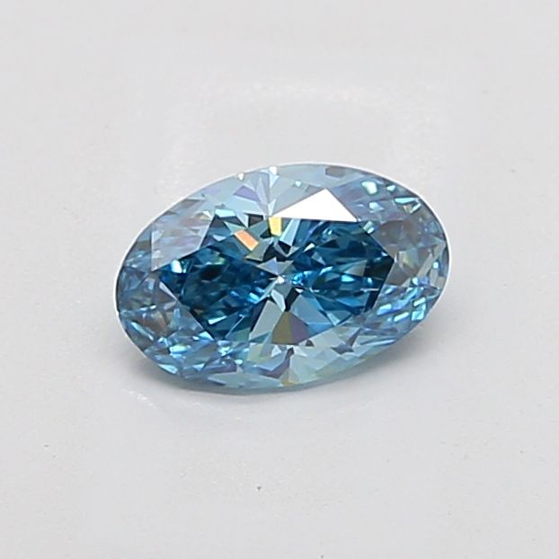 1.04 CT Fancy Vivid Blue OVAL