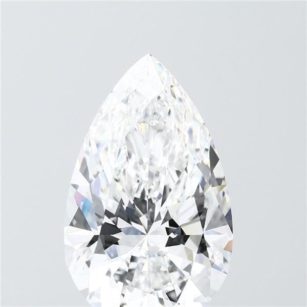 6.08 ct. pear Lab Grown Diamond front image