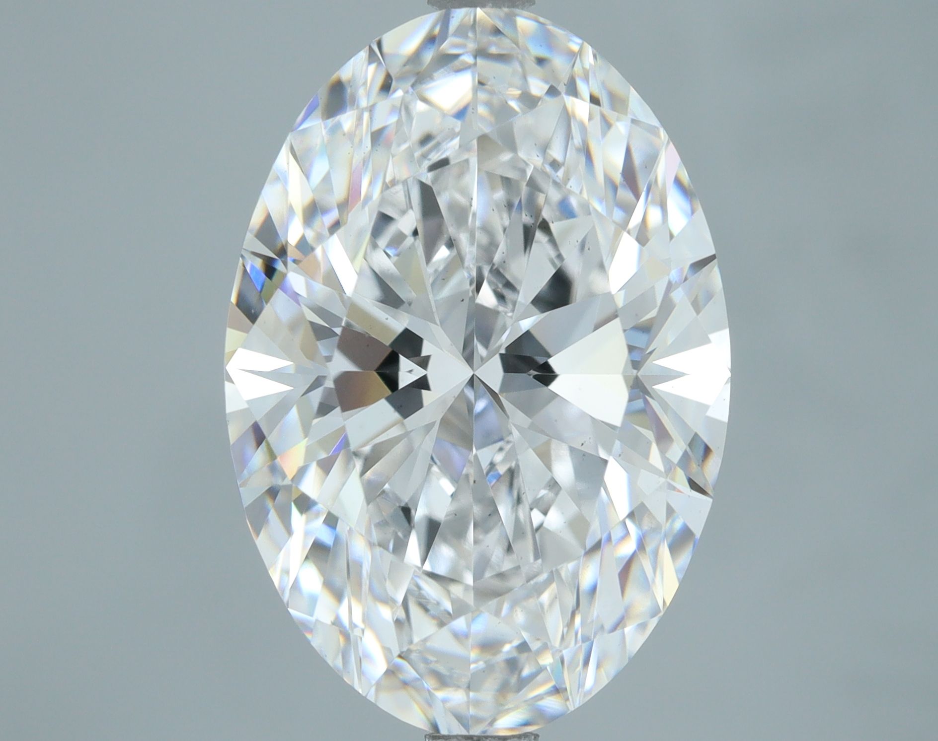 6.01 ct. oval Lab Grown Diamond front image