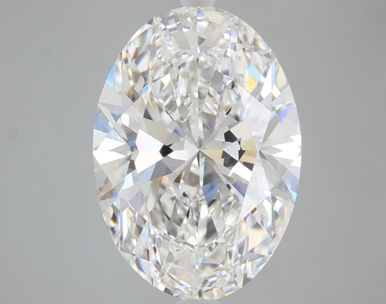 6.05 ct. oval Lab Grown Diamond front image