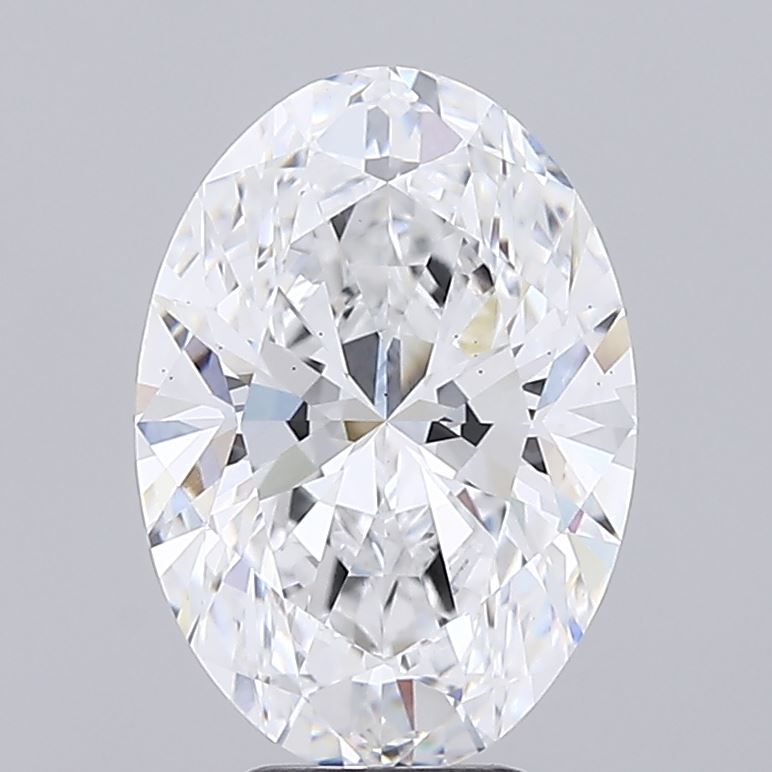 3.93 ct. oval Lab Grown Diamond front image