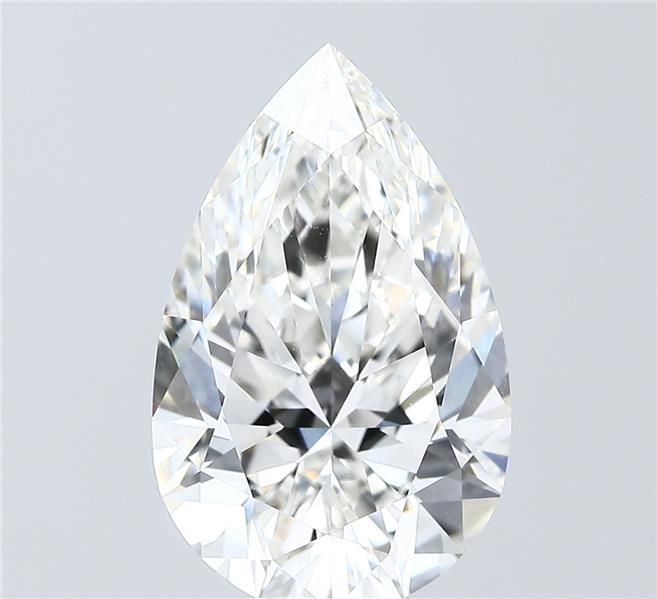 7.04 ct. pear Lab Grown Diamond front image