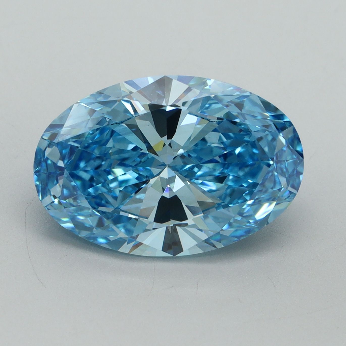 5.10 ct. oval Lab Grown Diamond front image