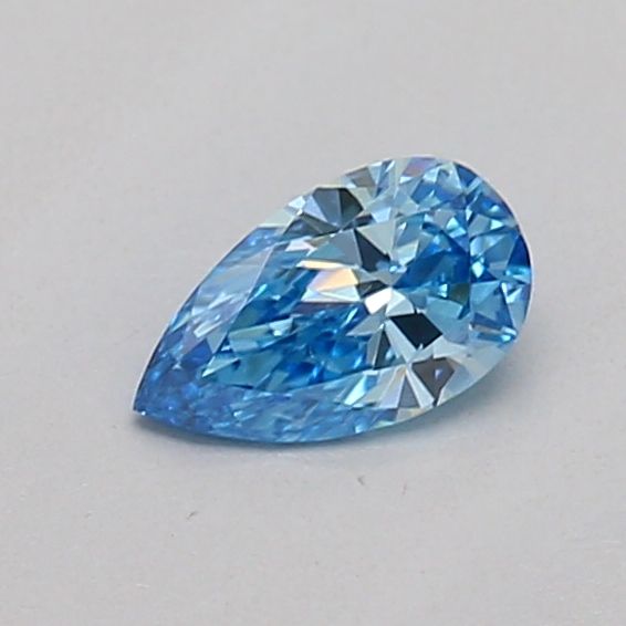 0.16 CT Fancy Vivid Blue PEAR